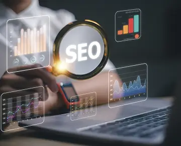 Criação de Sites, análise de SEO com gráficos digitais